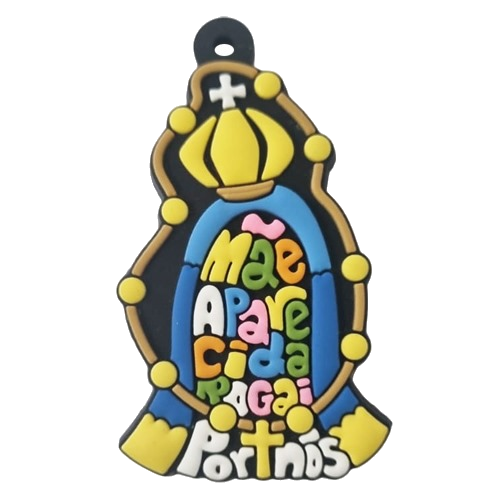 Chaveiro Mãe Aparecida Rogai (Coroa)